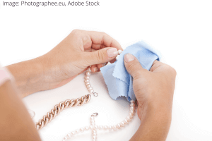 Wipe with Jeweler's cloth