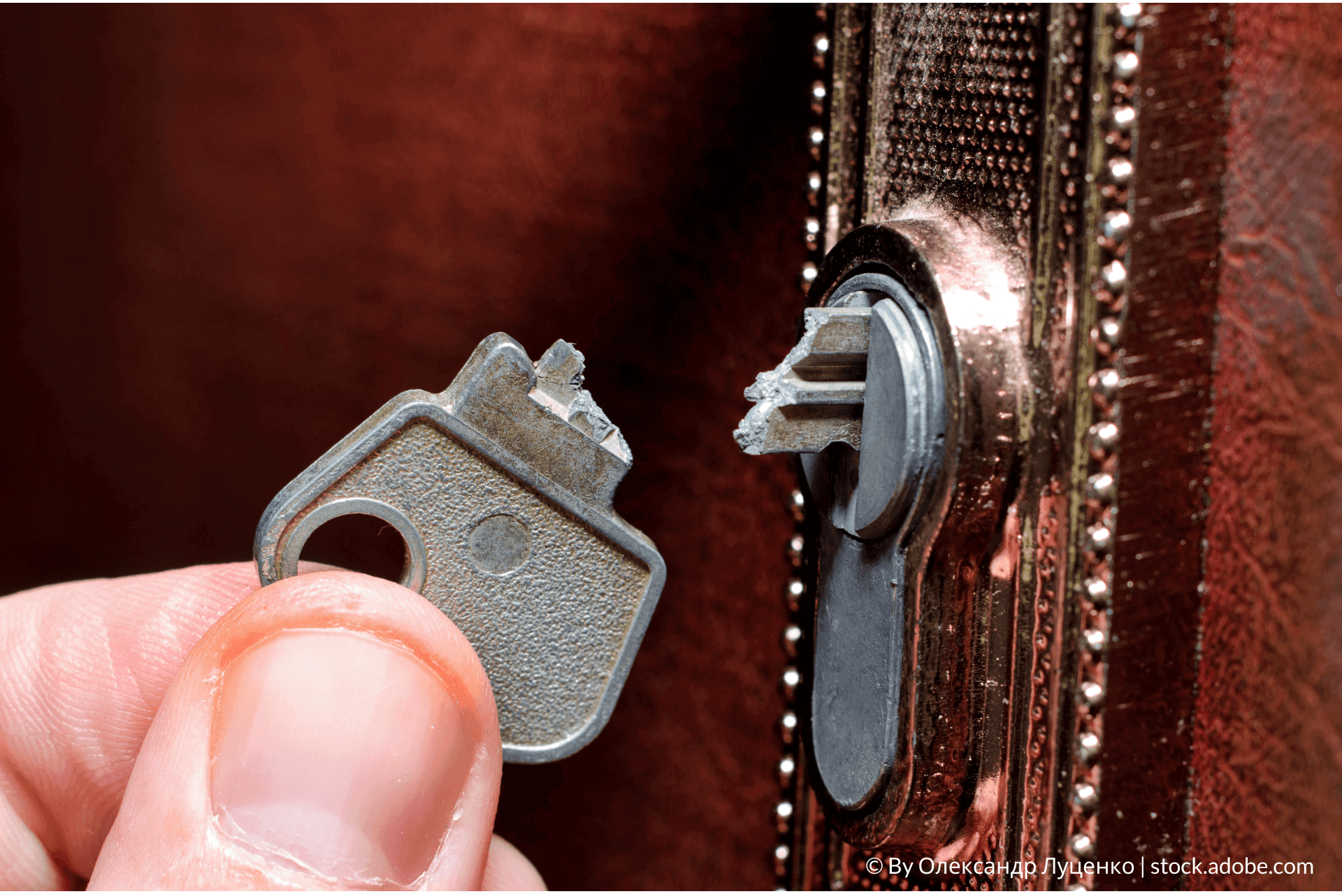 HOW DO I REMOVE A BROKEN KEY FROM A LOCK?